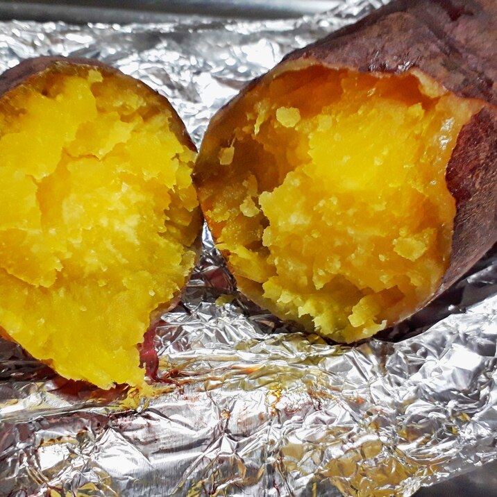 ねっとり甘 い オーブンで本格焼き芋 レシピ 作り方 By Yukarin 楽天レシピ ねっとり甘 い オーブンで本格焼き芋 レシピ 作り方 By Yukarin 楽天レシピ